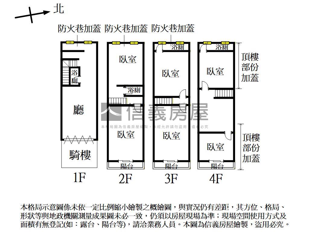 東海國際街臨路透天店面房屋室內格局與周邊環境