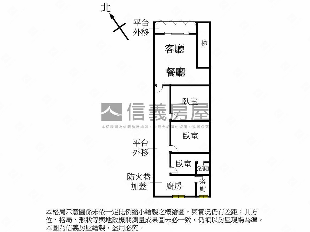 民義街魔術大空間房屋室內格局與周邊環境