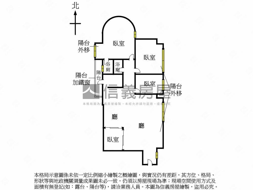 北門站雙子星住辦雙響炮房屋室內格局與周邊環境