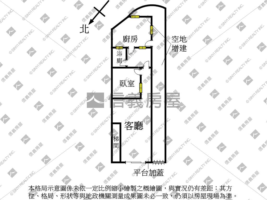 新埔捷運精華一樓大空間房屋室內格局與周邊環境