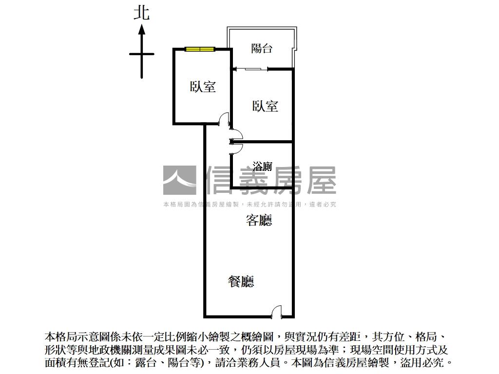 公園ｙｏｙｏ高樓兩房房屋室內格局與周邊環境
