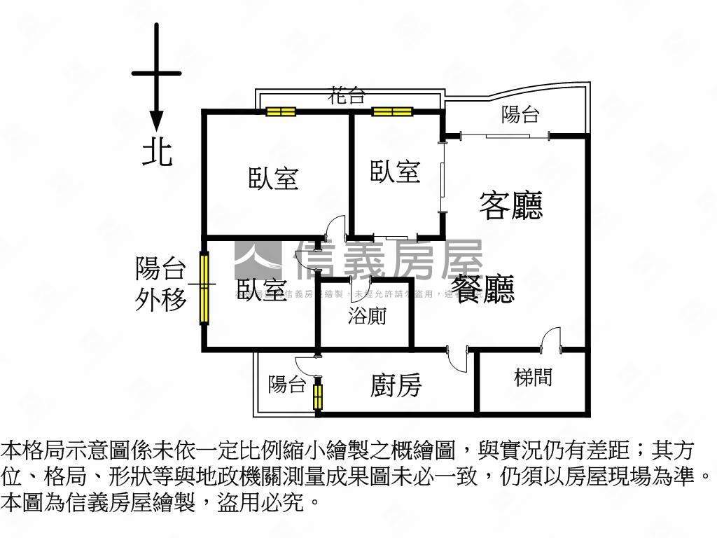 台北親家宜家三房房屋室內格局與周邊環境
