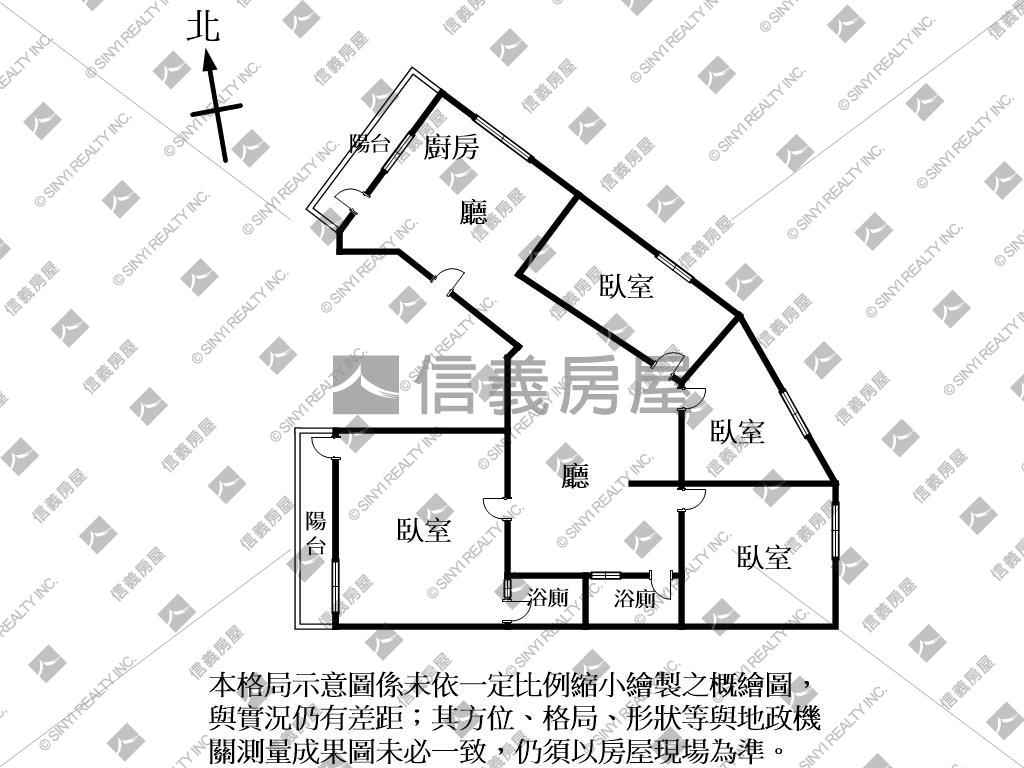 近捷運文心櫻花站大四房房屋室內格局與周邊環境