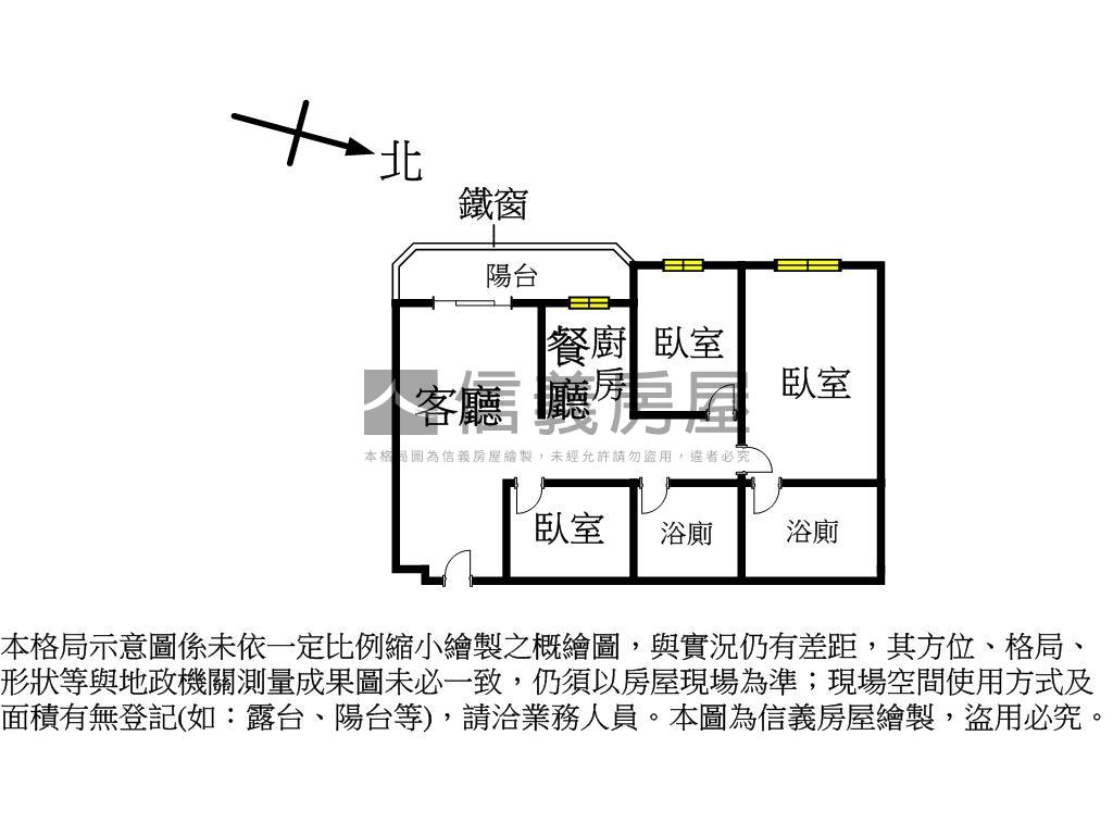 生日公園．精裝三房房屋室內格局與周邊環境