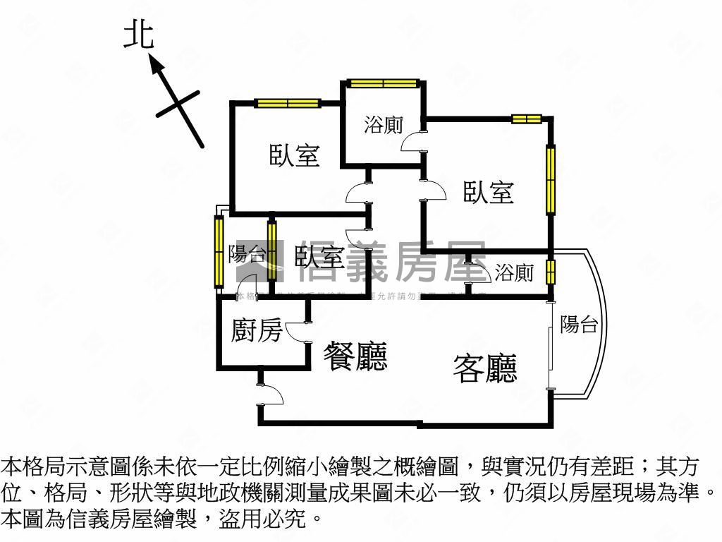 【尚海】舒適三房車位房屋室內格局與周邊環境