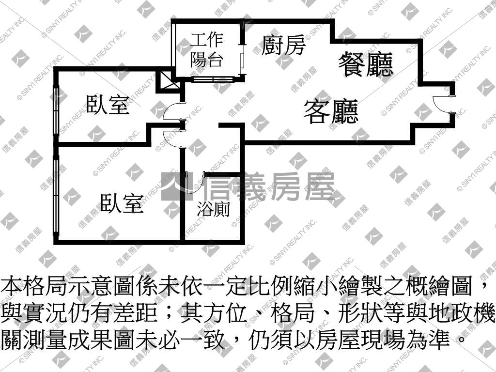 龍華富貴－兆璞開禧兩房房屋室內格局與周邊環境