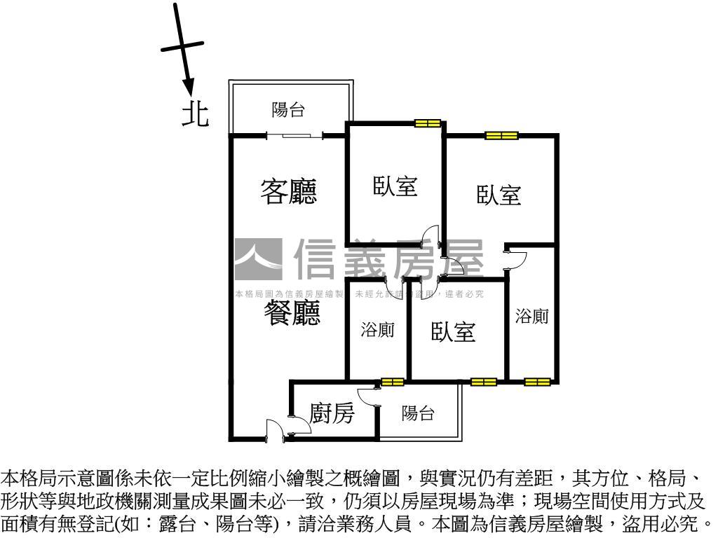 昕光之櫻三房雙車位視野戶房屋室內格局與周邊環境