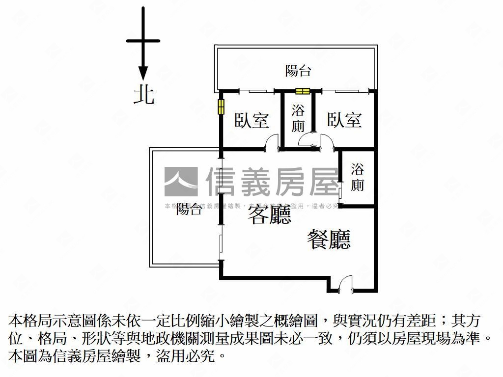 近捷運中高樓質感兩房車位房屋室內格局與周邊環境