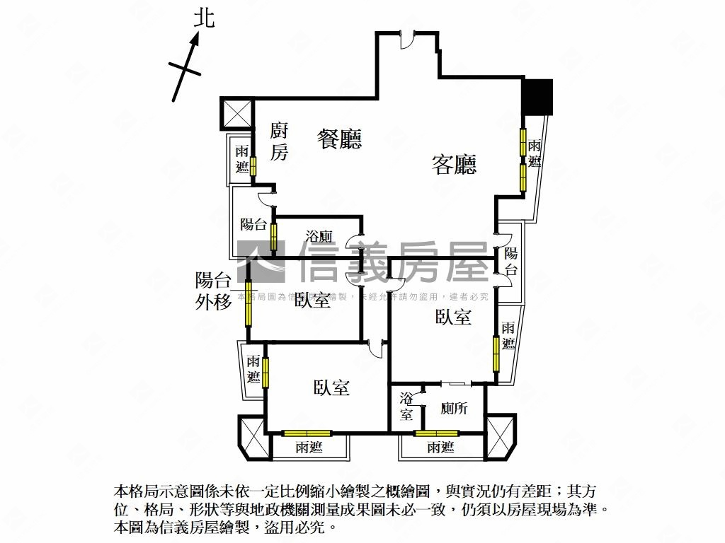 忠孝新生鋼骨三房豪邸車位房屋室內格局與周邊環境