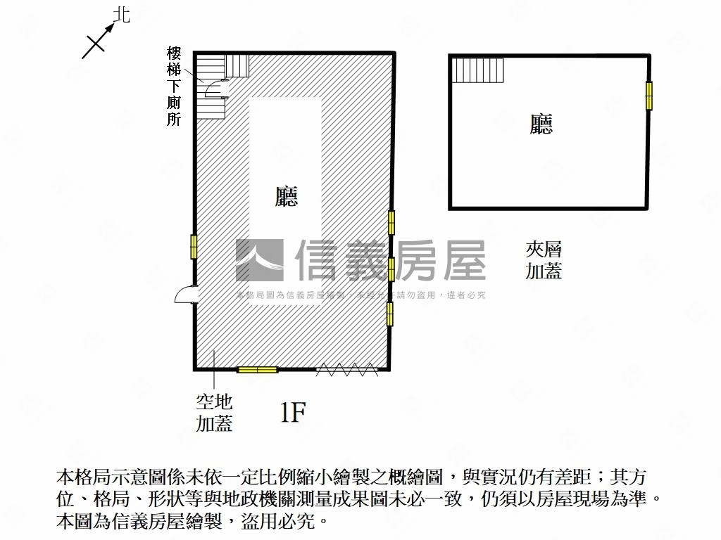 大地坪邊間倉庫有水電房屋室內格局與周邊環境