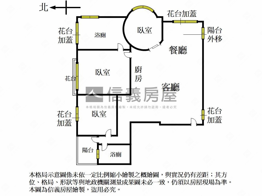凱旋門高樓景觀大三房房屋室內格局與周邊環境