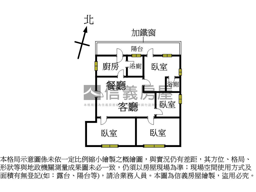 鬧區機能好格局方正美寓房屋室內格局與周邊環境