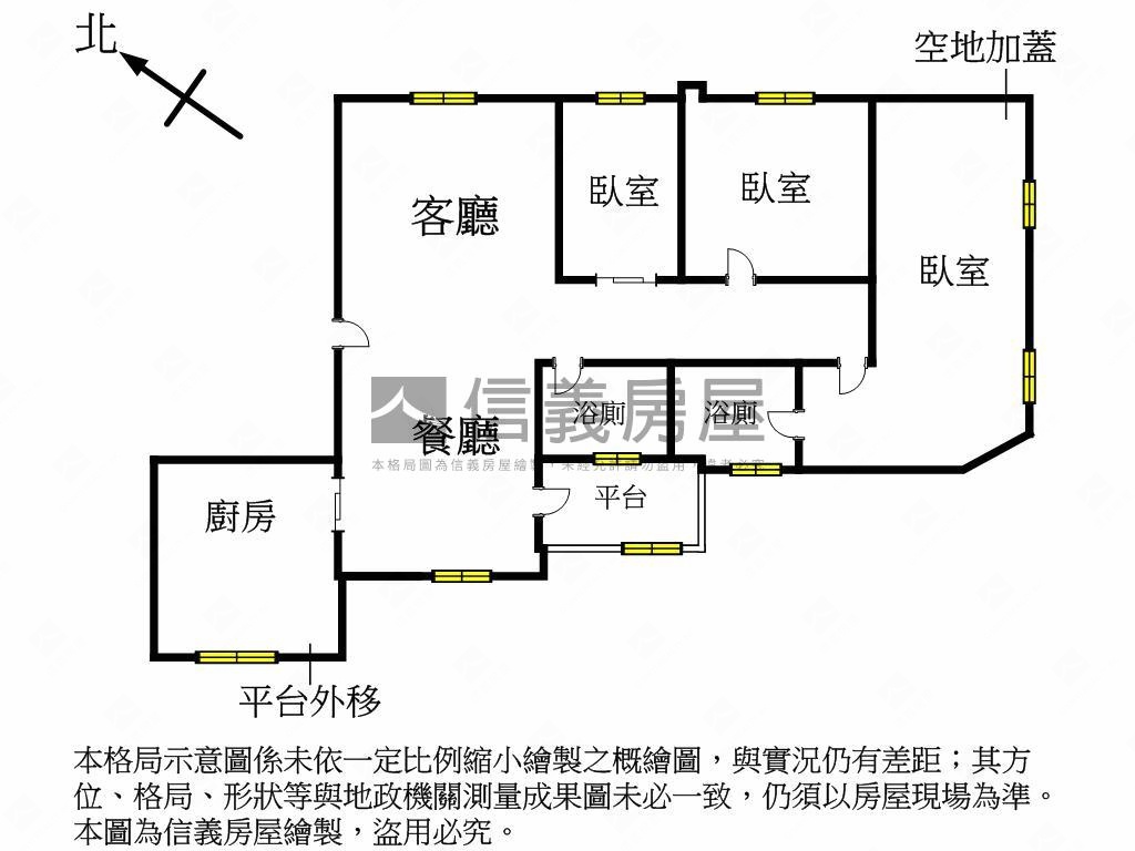 昇陽翡翠優質三房房屋室內格局與周邊環境