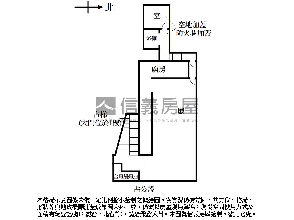 新生南路黑土地下室房屋室內格局與周邊環境