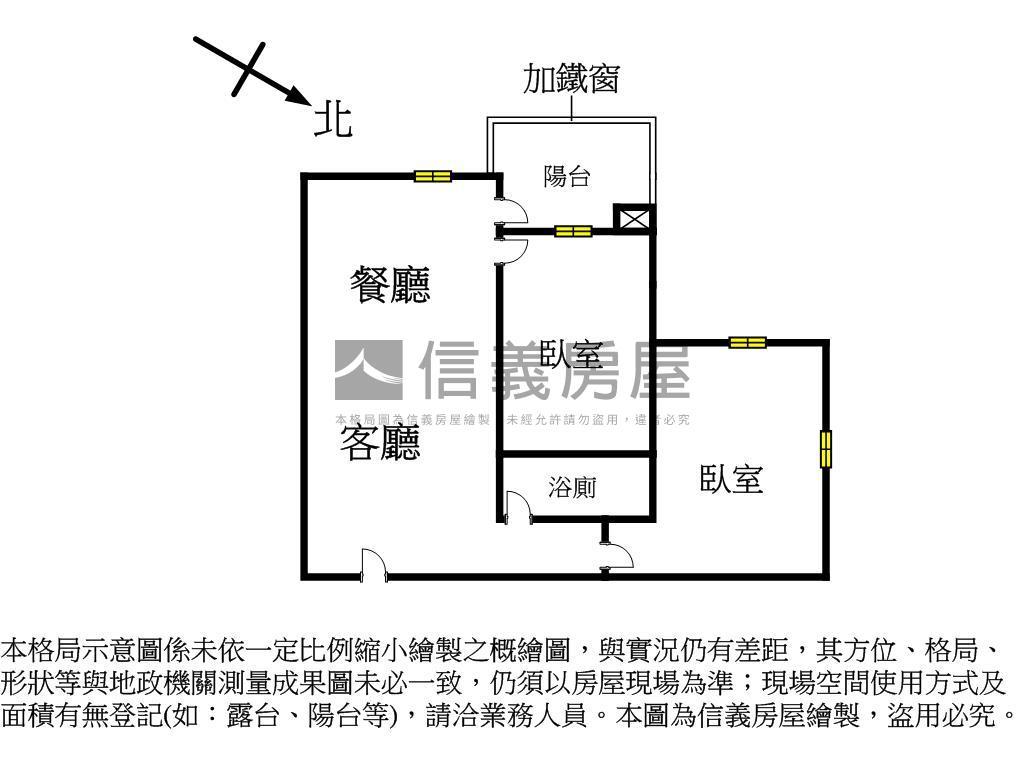 棒！仰星殿雙採光兩房平車房屋室內格局與周邊環境