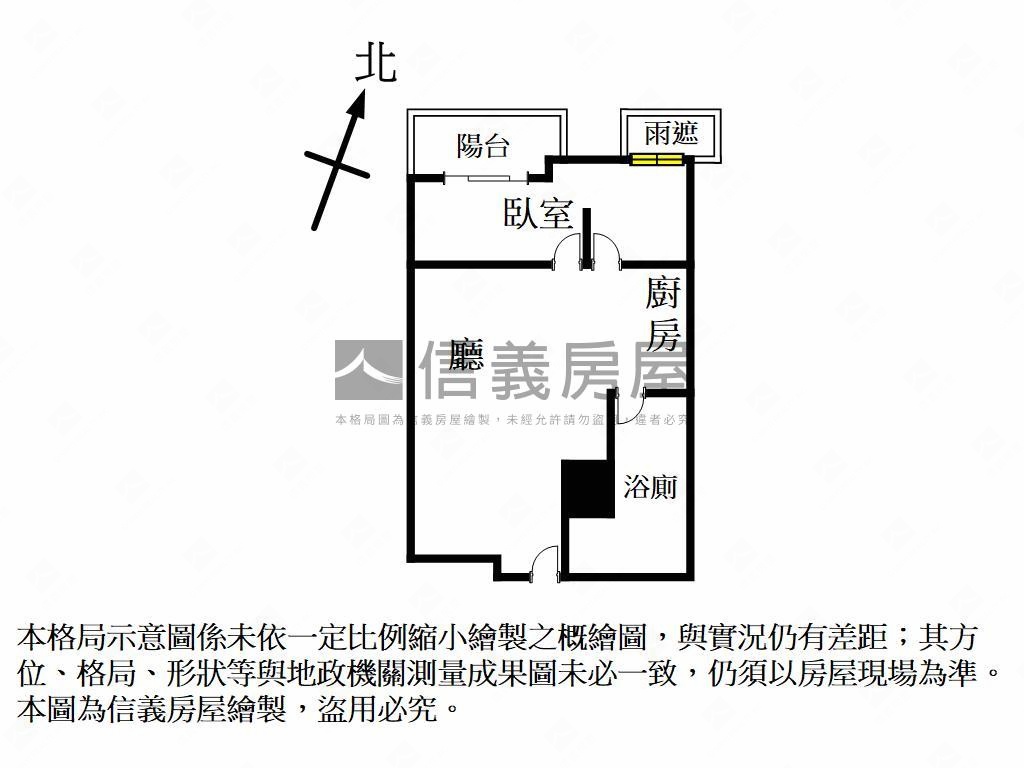 愛情河左岸大一房附車位房屋室內格局與周邊環境