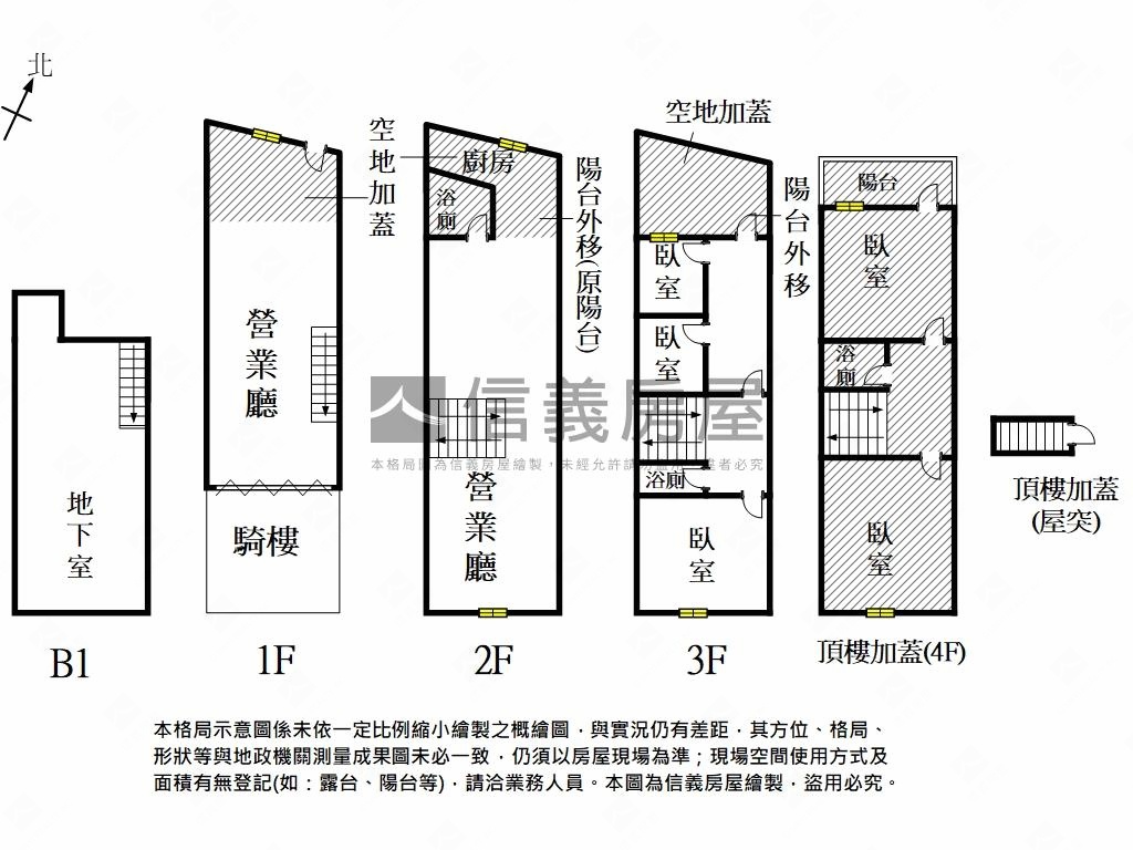民權路｜大空間黃金店住房屋室內格局與周邊環境