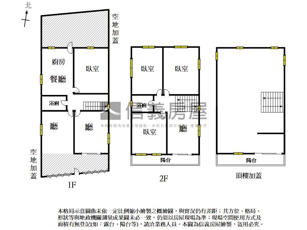 省躬前後臨路大透天房屋室內格局與周邊環境