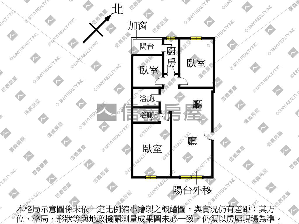 麗池三房平面車位房屋室內格局與周邊環境