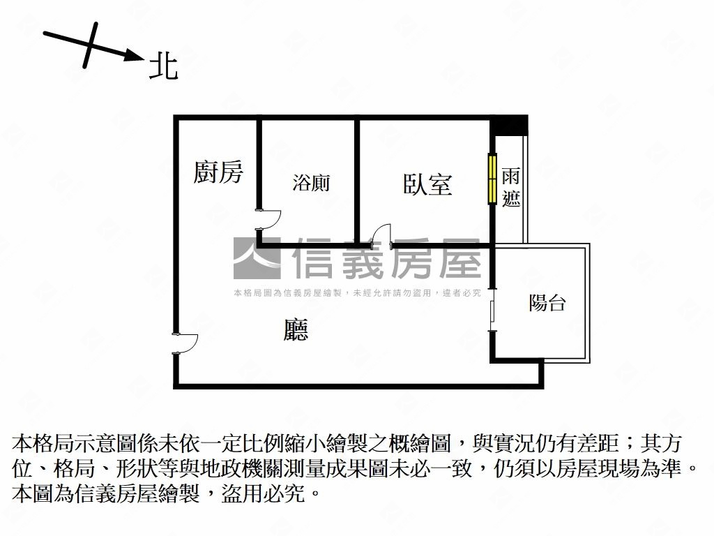 機場捷運新時代１房１廳房屋室內格局與周邊環境