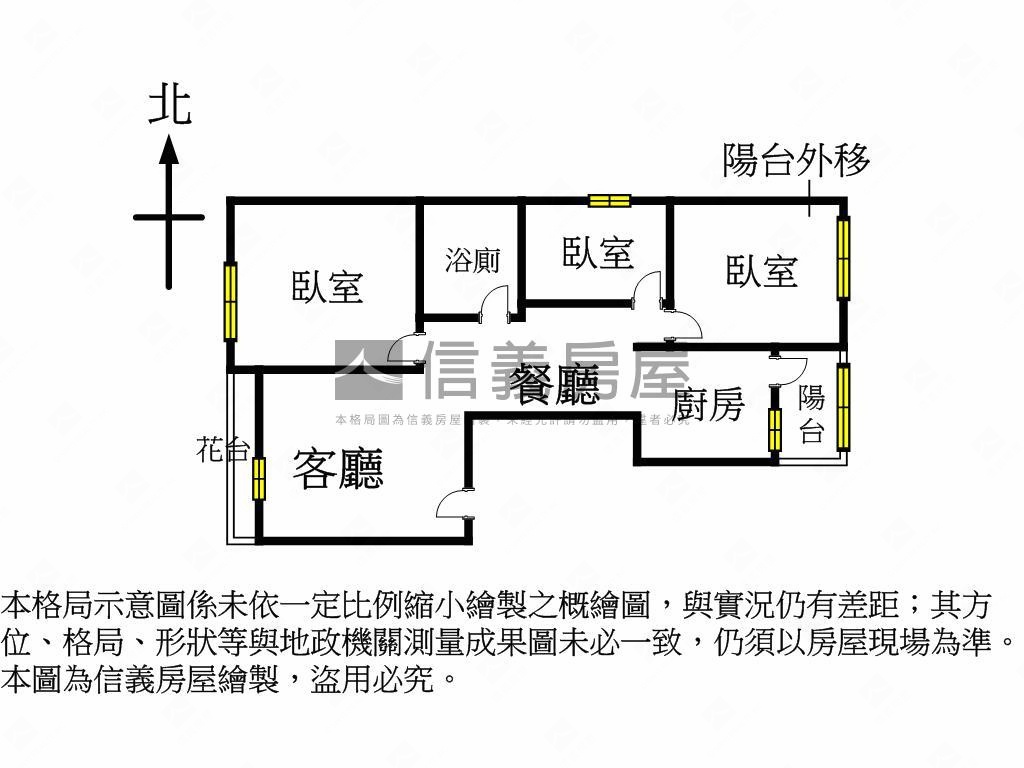 低總價華廈３房附車位房屋室內格局與周邊環境
