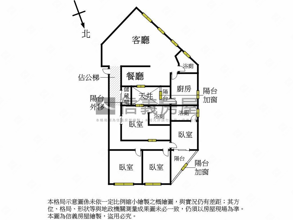 １０１優景大肆房房屋室內格局與周邊環境