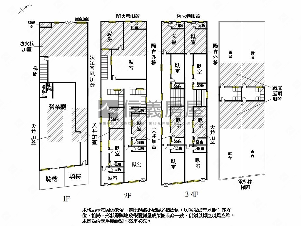 永康大橋雙拼金收租透店房屋室內格局與周邊環境