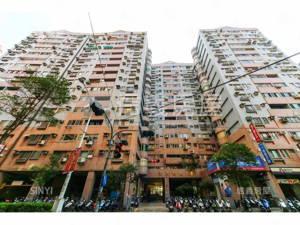 金賀全球台北電梯三房車位房屋室內格局與周邊環境