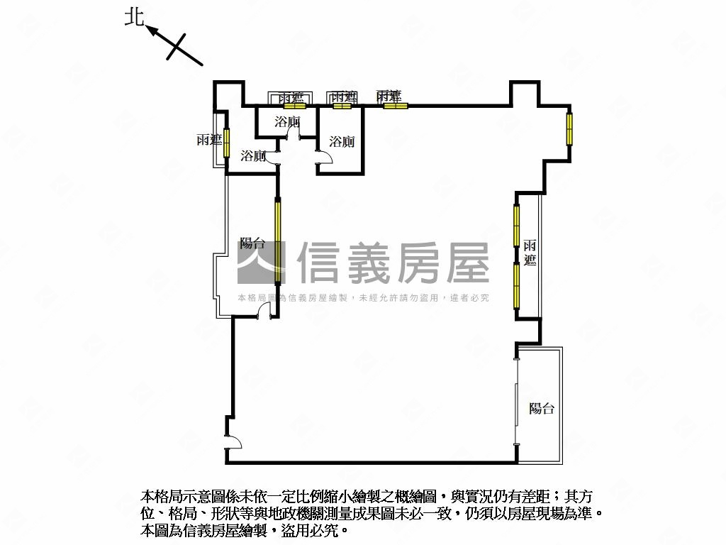 鄉林淳青高樓邊間面中庭房屋室內格局與周邊環境