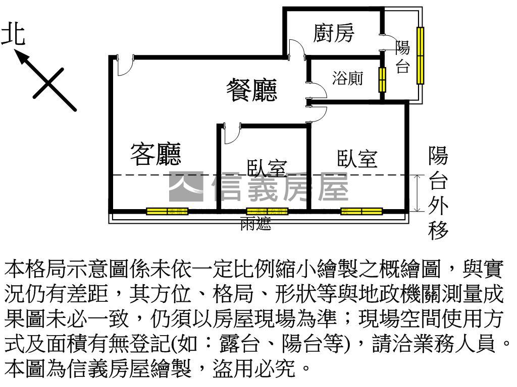 四季區面農保景觀兩房房屋室內格局與周邊環境