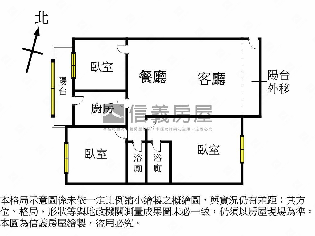 太子紐約視野美三房平車房屋室內格局與周邊環境