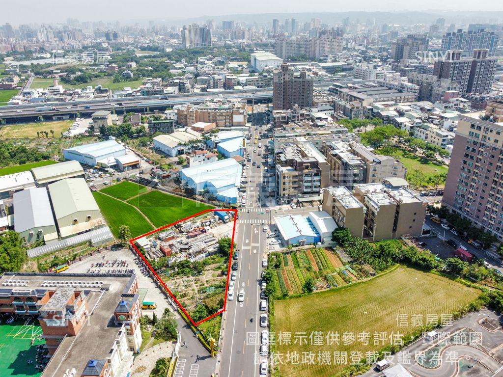 鄰路‧大面積農地在八德房屋室內格局與周邊環境