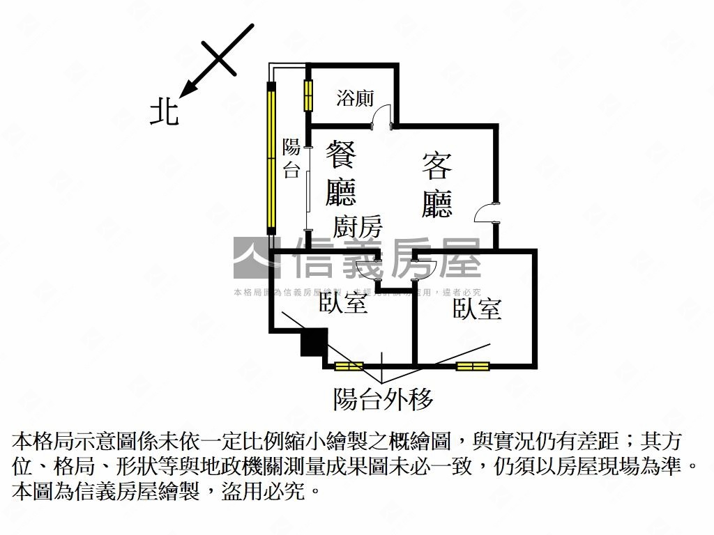 大安區邊間電梯２房房屋室內格局與周邊環境