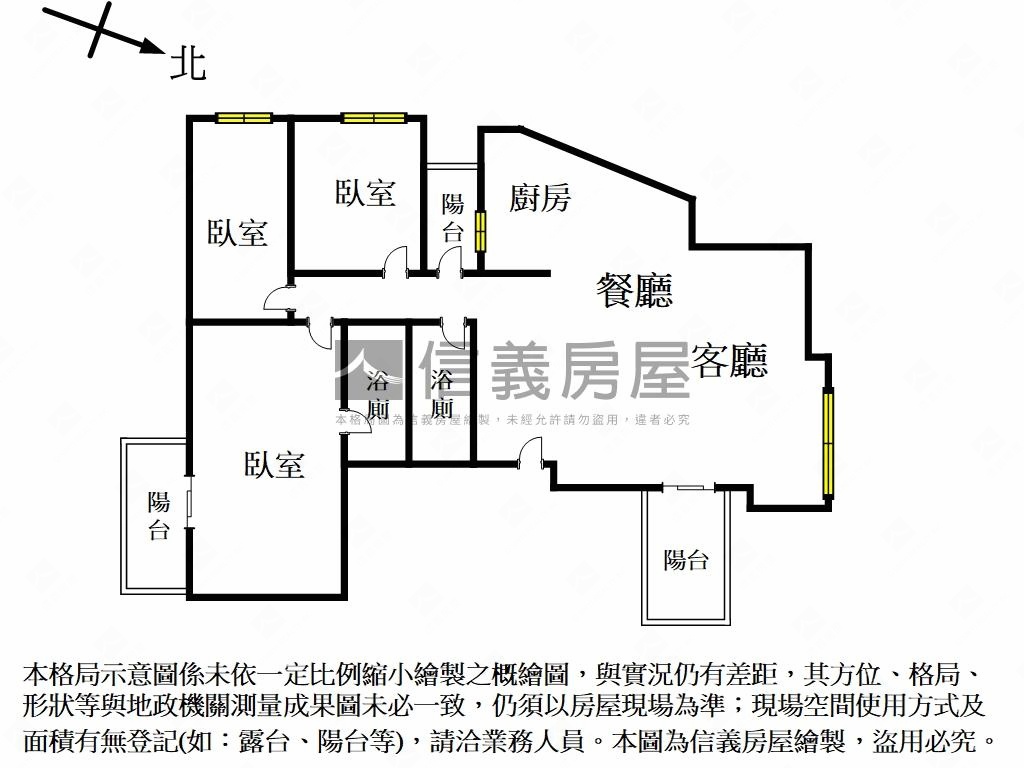水湳美視野採光三房車位房屋室內格局與周邊環境