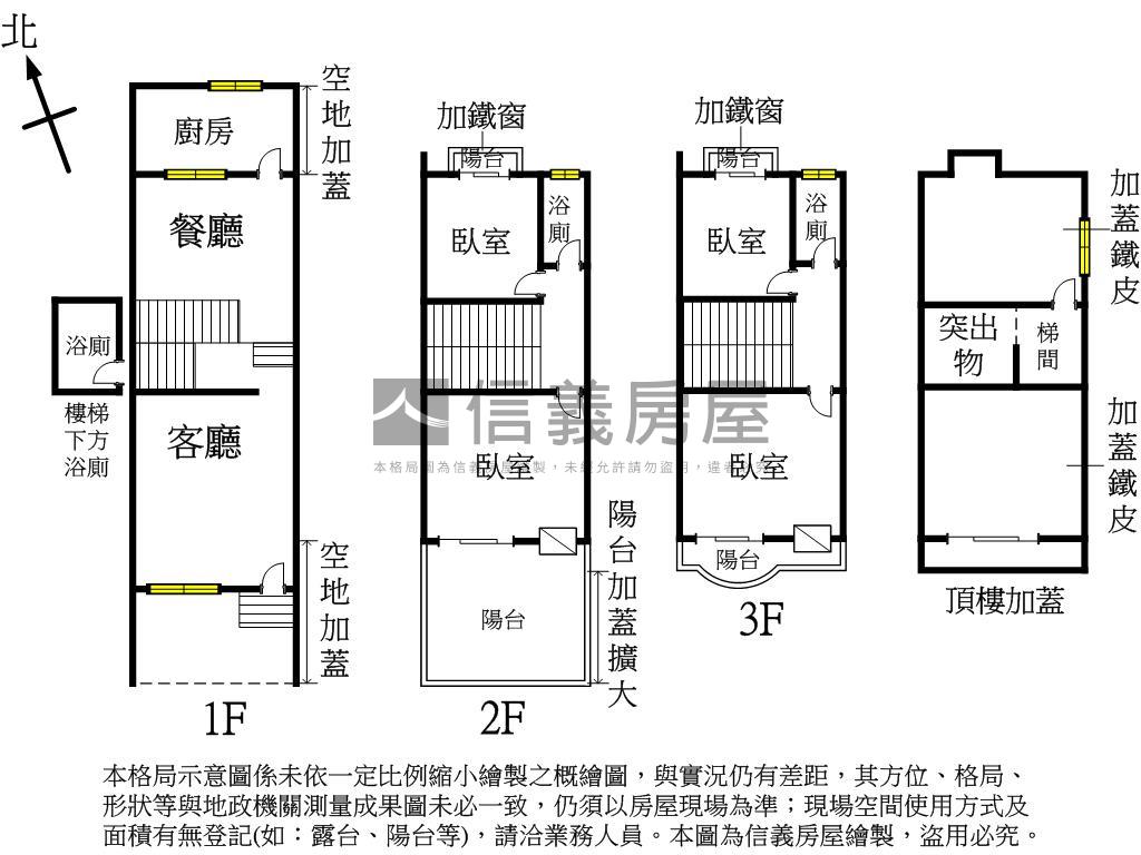 遊園北路透天★格局方正房屋室內格局與周邊環境