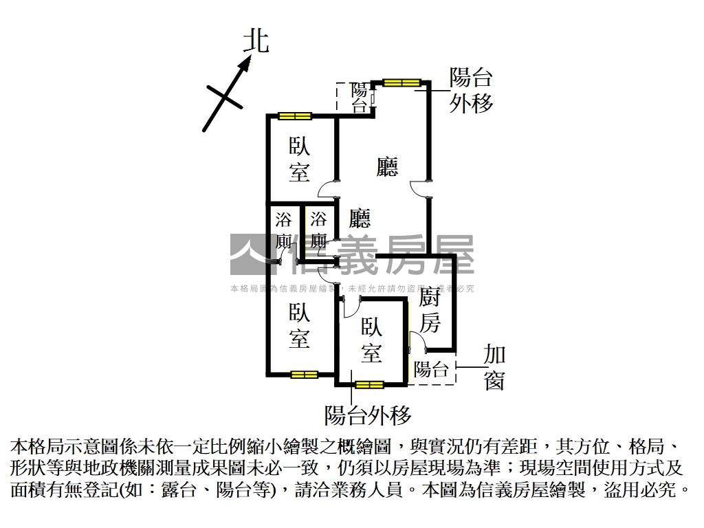 昌益御品採光三房附車位房屋室內格局與周邊環境