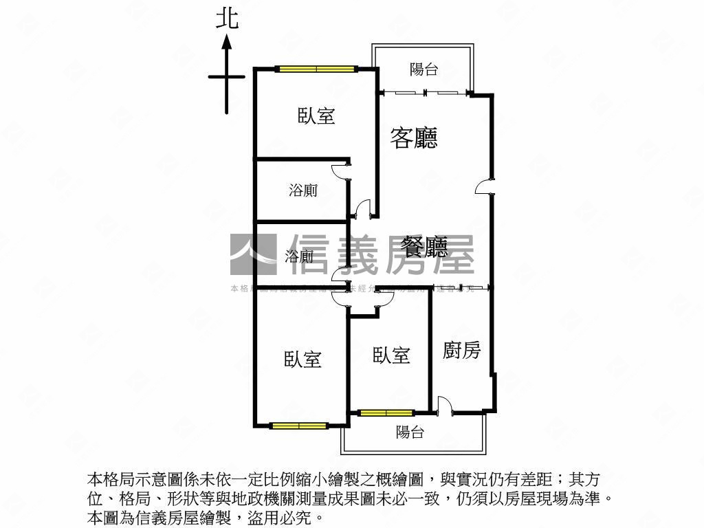 近雙鐵共構３房質感裝潢房屋室內格局與周邊環境