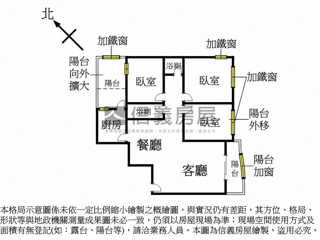 近捷運優質三房房屋室內格局與周邊環境