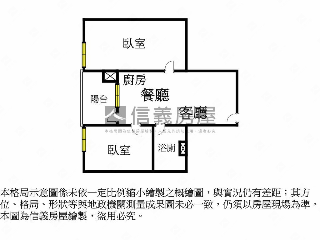 市政新銳Ａ０２棟２２樓房屋室內格局與周邊環境