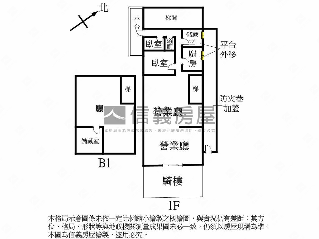 福祥街稀有店面房屋室內格局與周邊環境