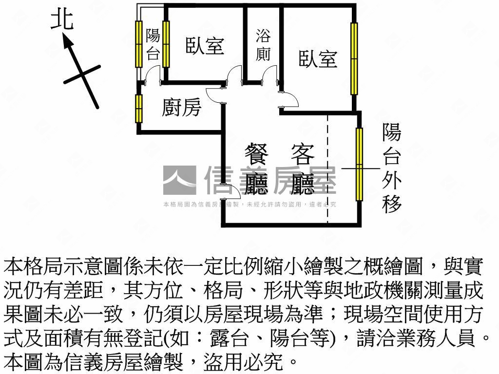 薪傳次頂樓兩房車位房屋室內格局與周邊環境