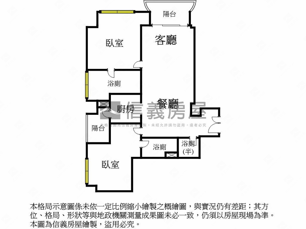 大陸豐蒔Ａ１棟１９樓房屋室內格局與周邊環境