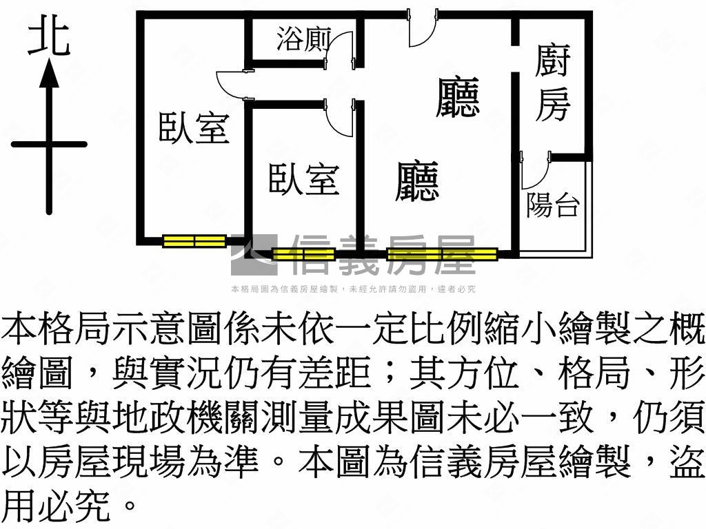 鴻築新願✩次頂樓兩房車位房屋室內格局與周邊環境