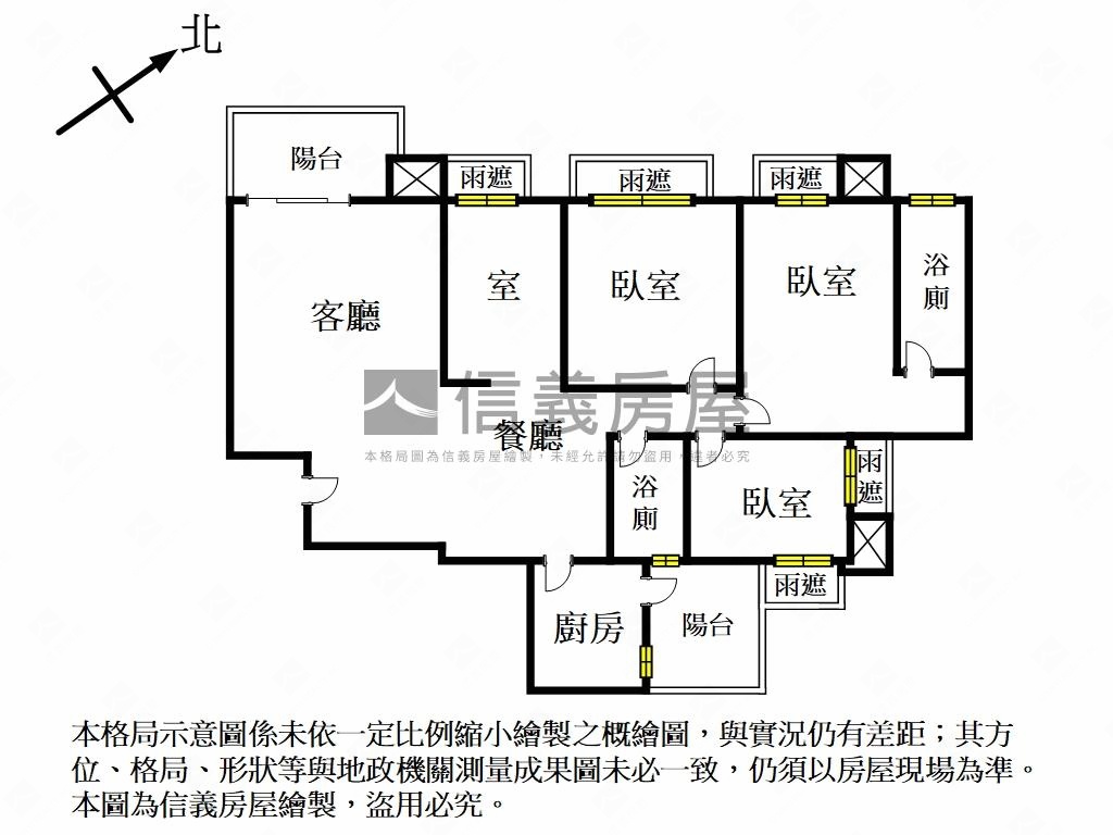 雙和質感高樓後棟平面車位房屋室內格局與周邊環境