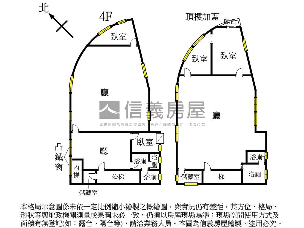 復興路公寓四樓房屋室內格局與周邊環境