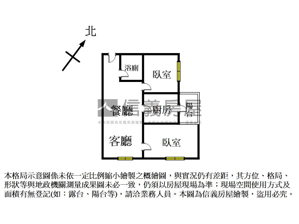 板南皇翔泱美景觀２房車位房屋室內格局與周邊環境