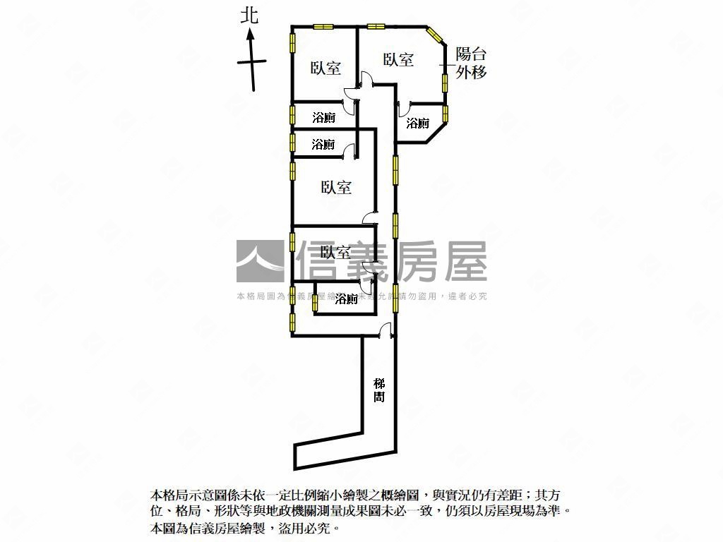 東區二樓四套房公寓房屋室內格局與周邊環境