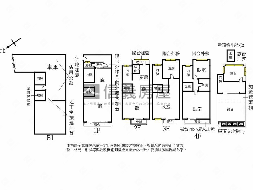 南勢公園別墅電梯透天１房屋室內格局與周邊環境