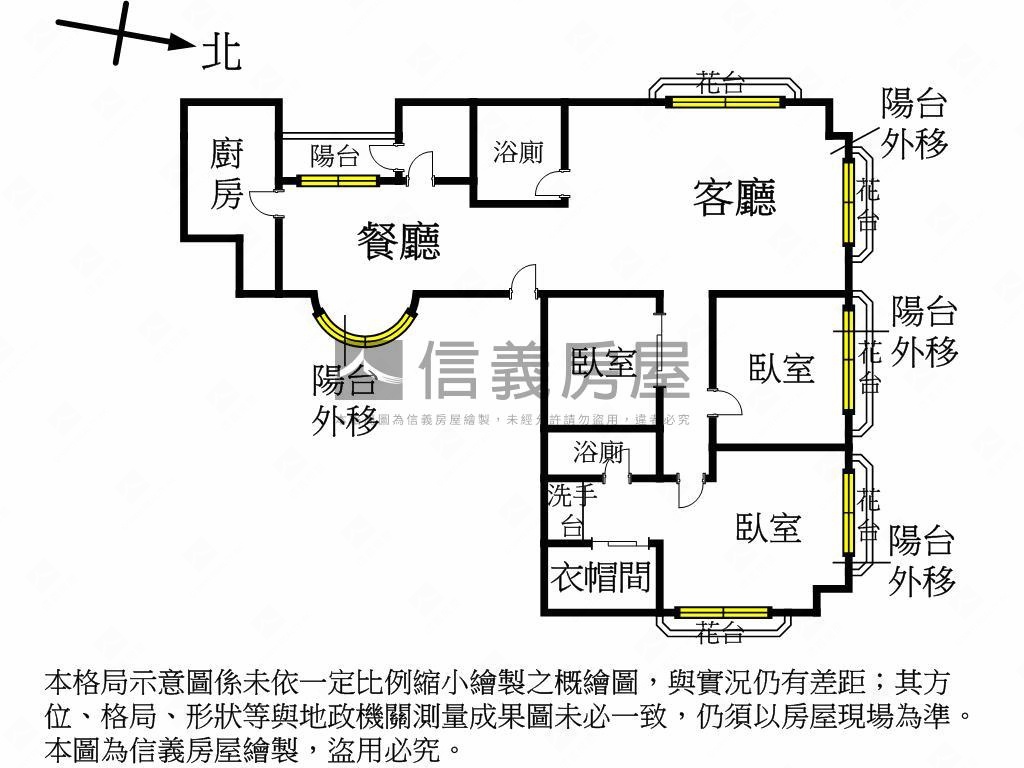 捷運可樂３房車位房屋室內格局與周邊環境