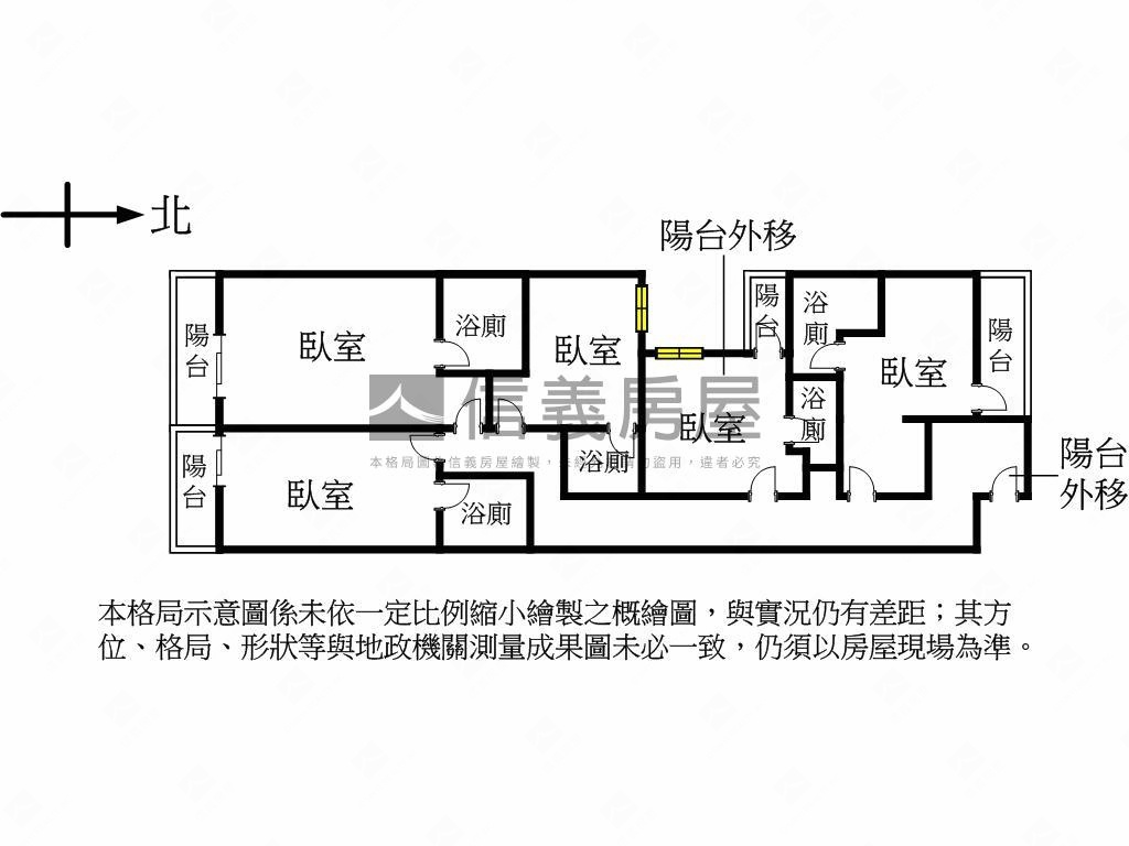 西區勤美商圈收租套房房屋室內格局與周邊環境